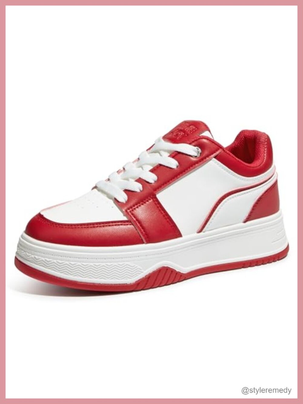 Chunky Platform Sneakers for Women Casual Lace-Up Fashion Shoes